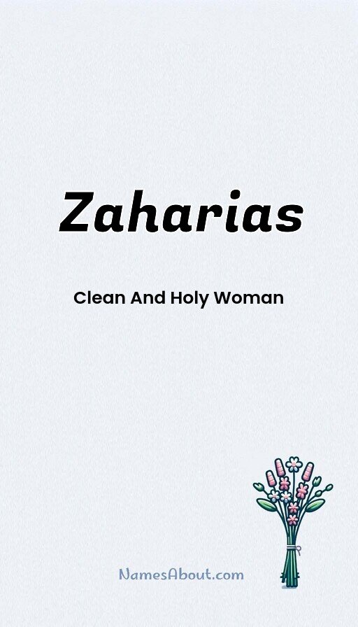 Meaning of Zaharias