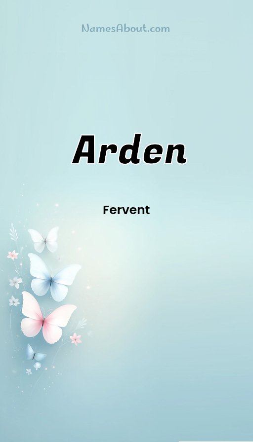 Meaning of Arden