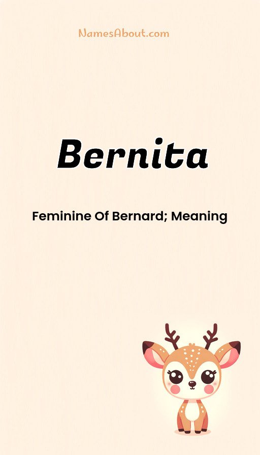 Meaning of Bernita