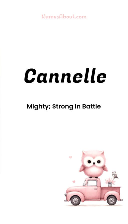 Cannelle name and meaning