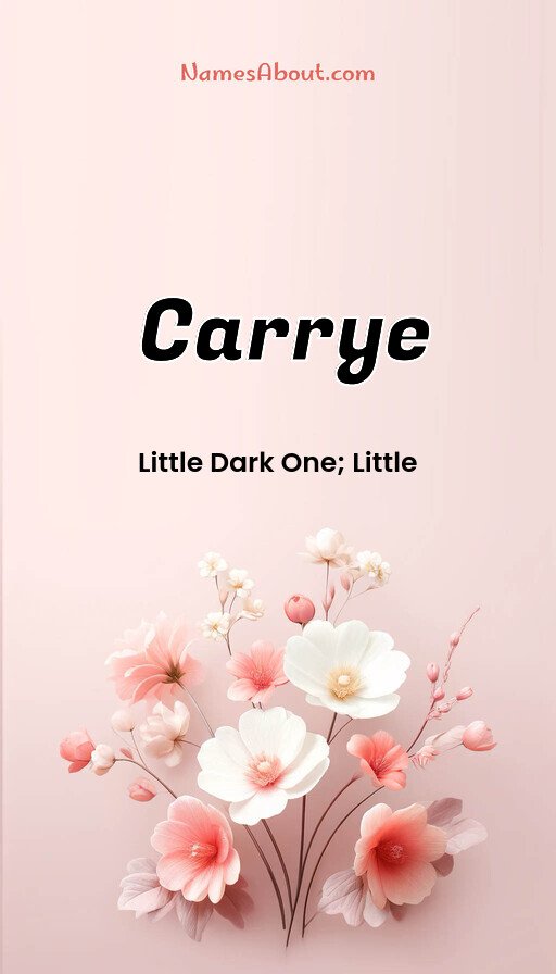 Meaning of Carrye