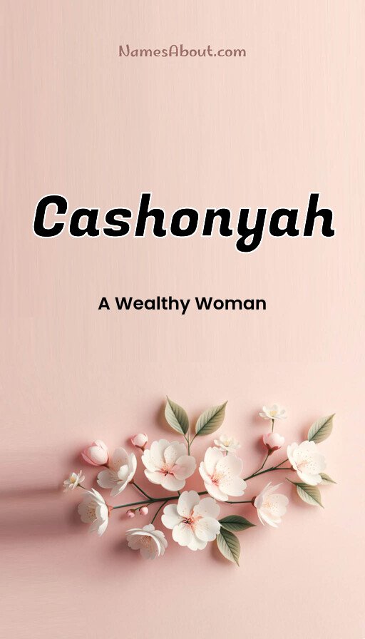 Meaning of Cashonyah