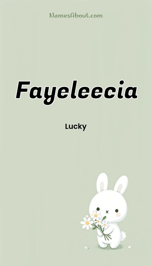 Meaning of Fayeleecia