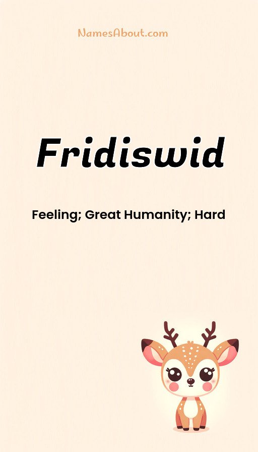 Meaning of Fridiswid