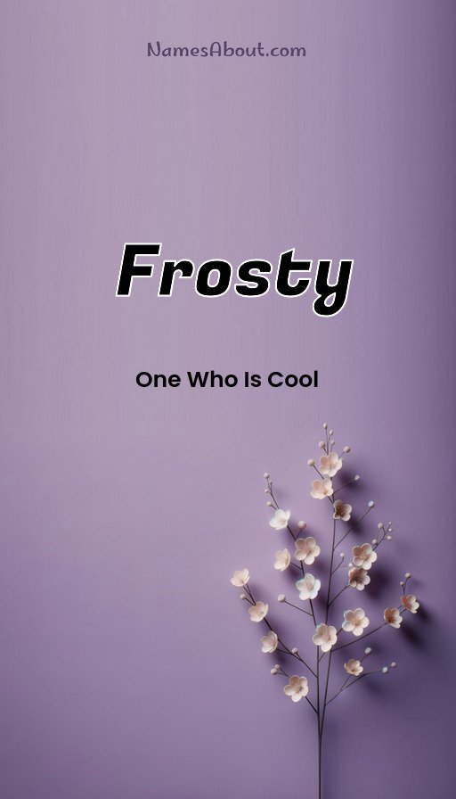 Meaning of Frosty