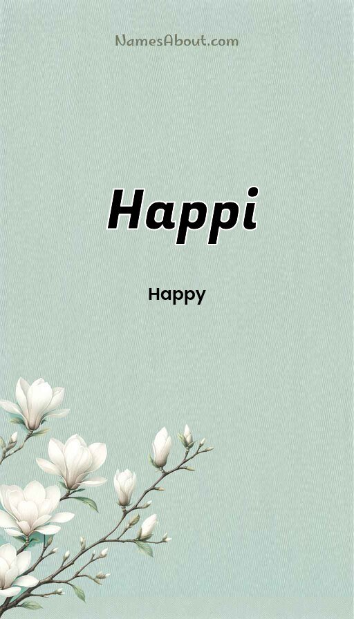 Meaning of Happi