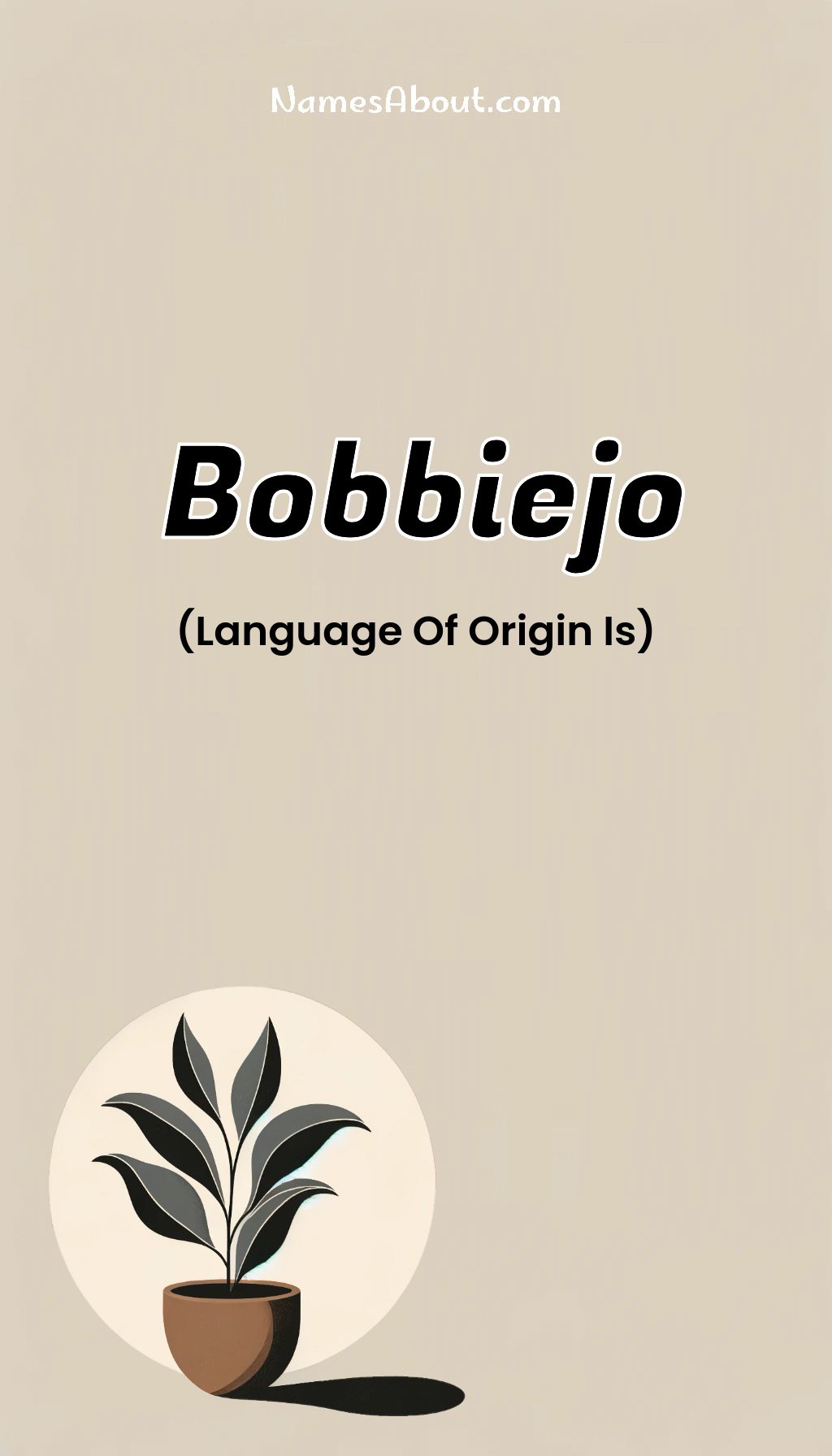 Bobbiejo name and meaning