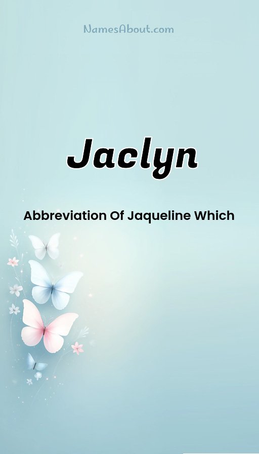 Meaning of Jaclyn