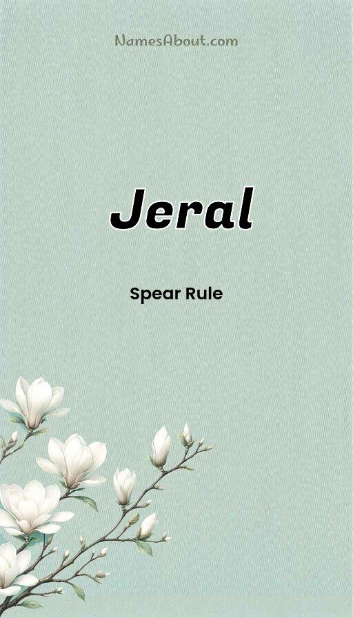 Meaning of Jeral