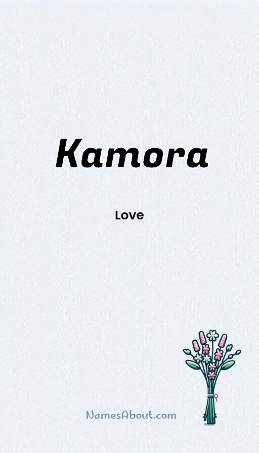 Meaning of Kamora