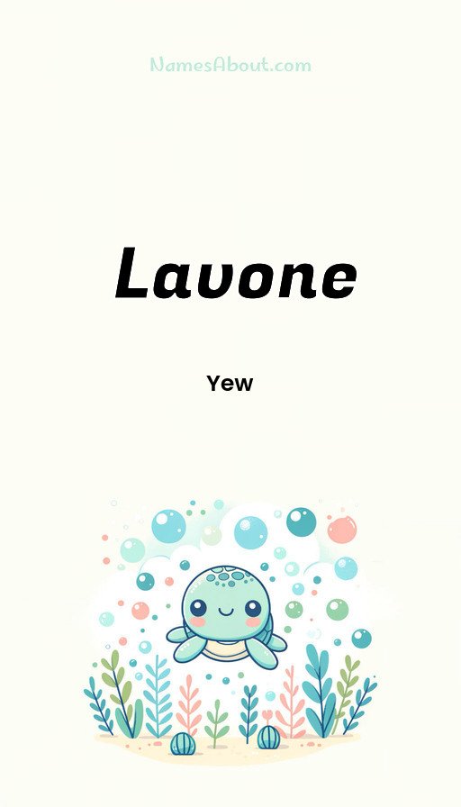 Meaning of Lavone