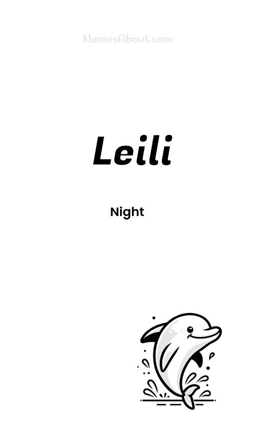 Leili name and meaning