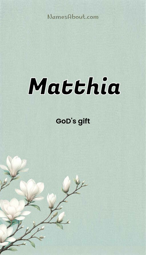 Meaning of Matthia