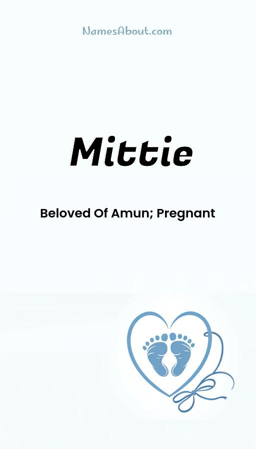 Mittie name and meaning