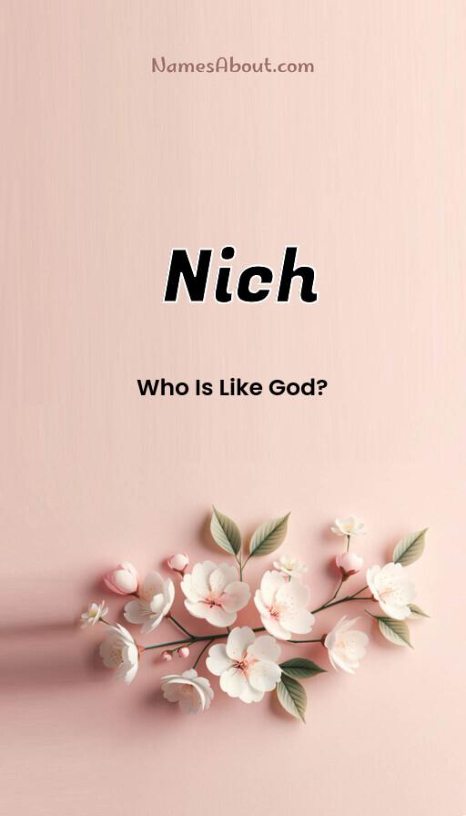 Meaning of Nich