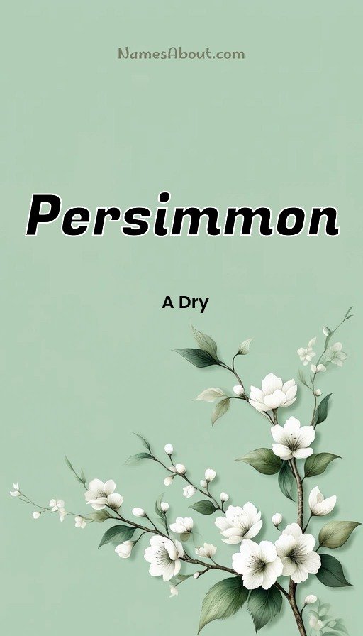 Meaning of Persimmon