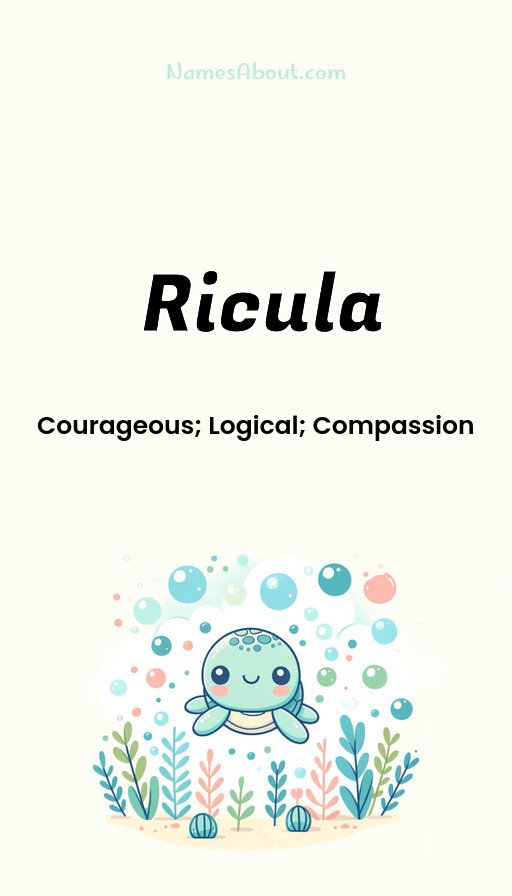 Meaning of Ricula
