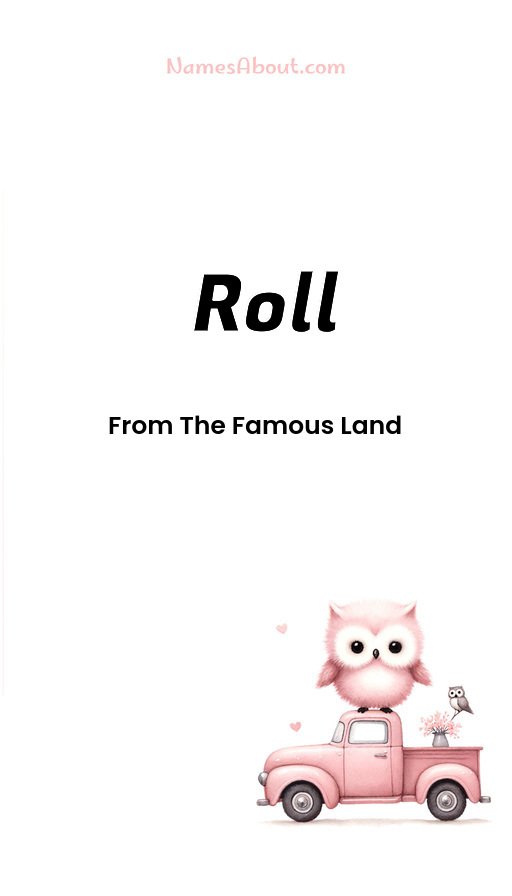 Meaning of Roll