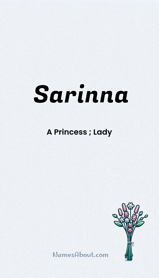 Meaning of Sarinna