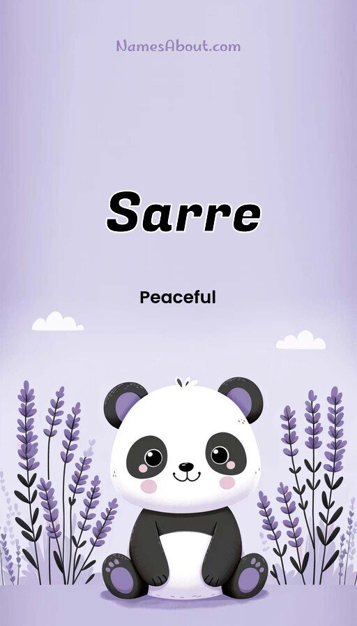 Meaning of Sarre