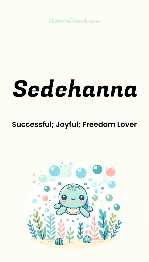 Meaning of Sedehanna