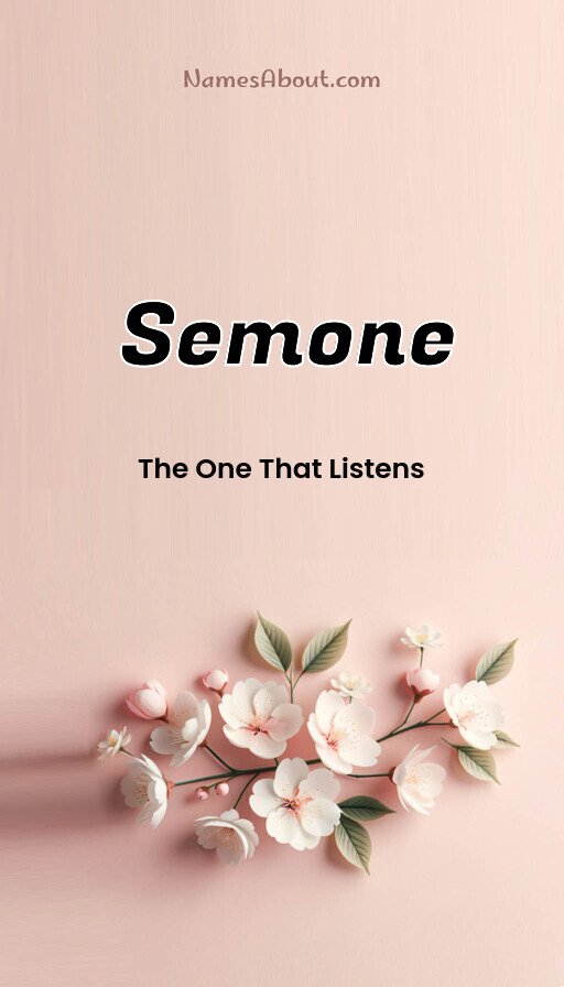 Meaning of Semone