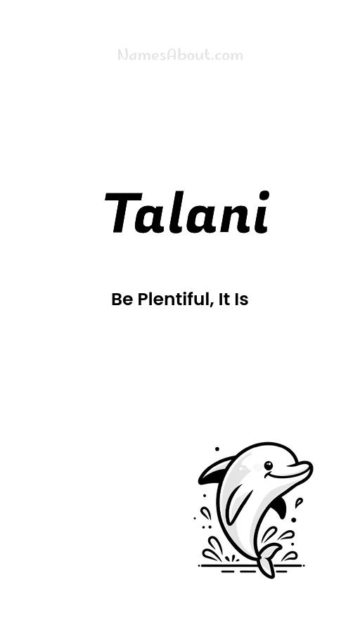 Illustration of Talani