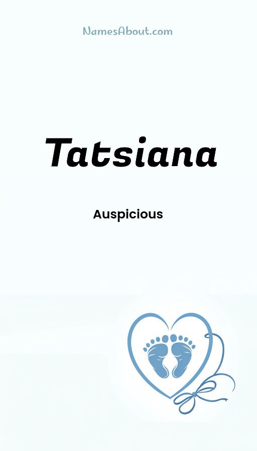 Meaning of Tatsiana