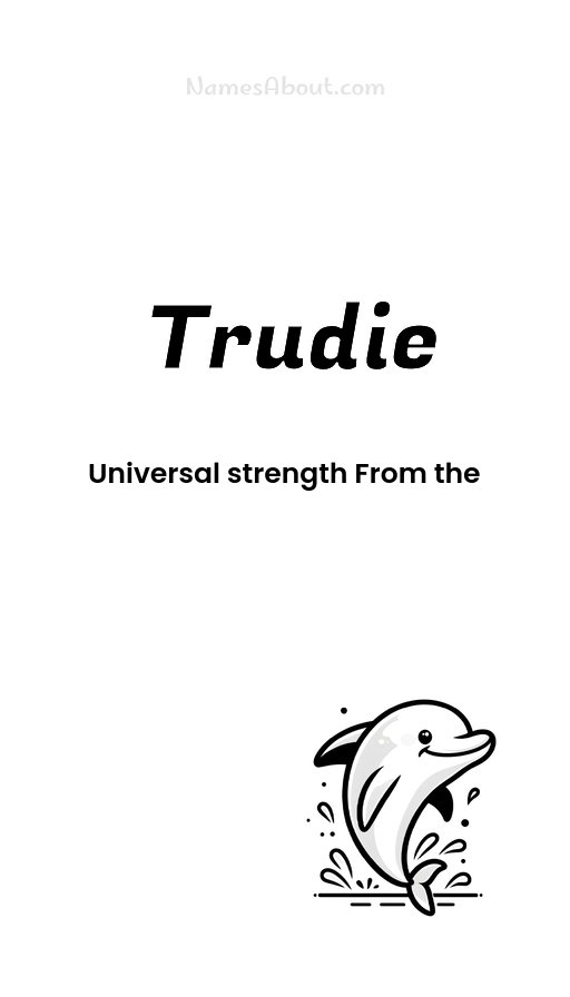 Meaning of Trudie