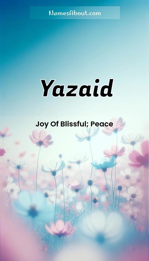 Meaning of Yazaid
