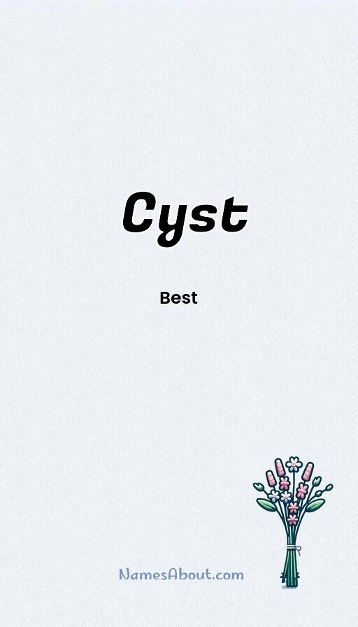 Meaning of Cyst