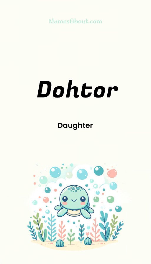Meaning of Dohtor