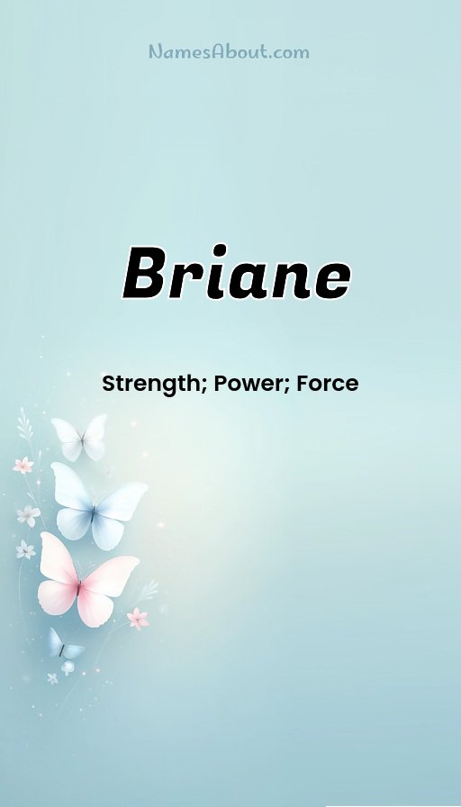 Meaning of Briane