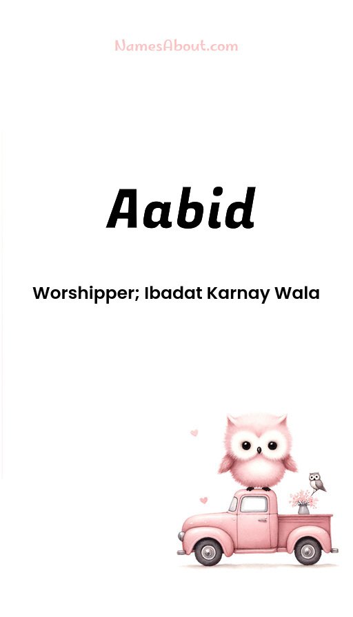 Meaning of Aabid
