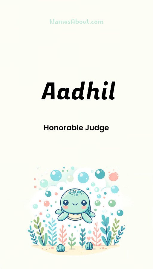 Meaning of Aadhil