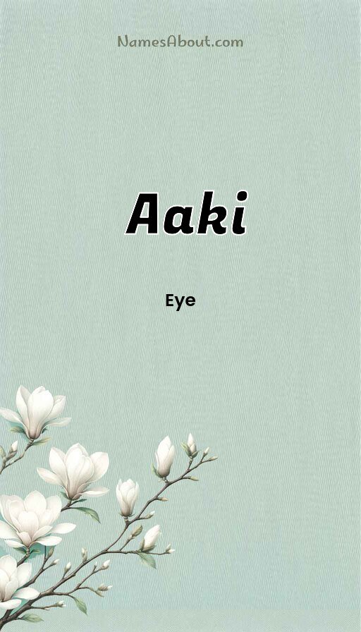 Meaning of Aaki