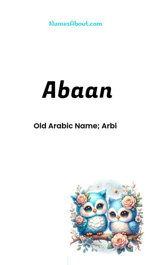 Illustration of Abaan