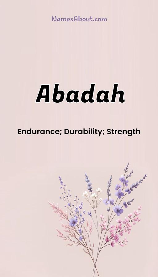 Meaning of Abadah