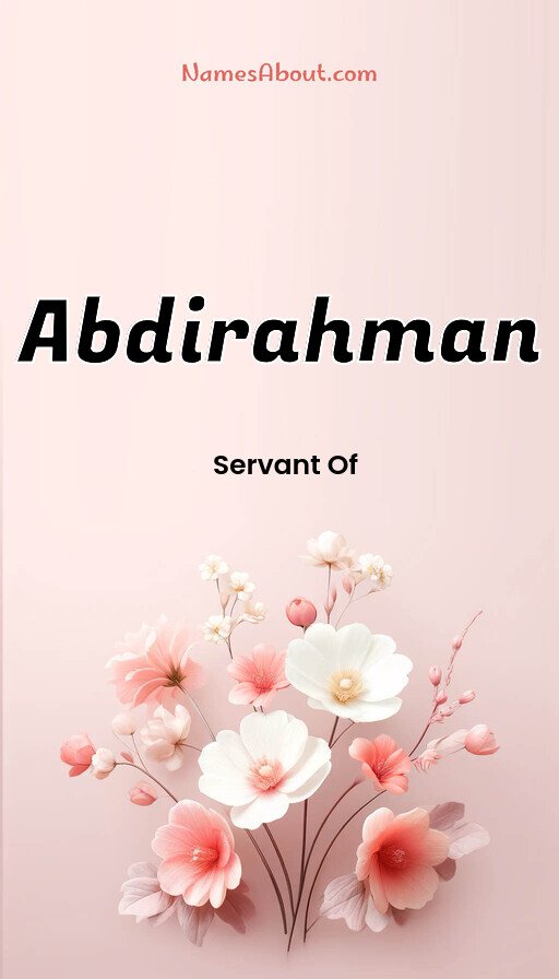 Meaning of Abdirahman