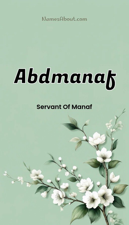 Meaning of Abdmanaf
