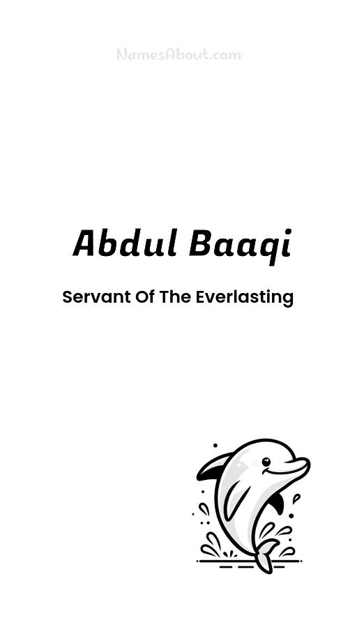 Abdul baaqi name and meaning