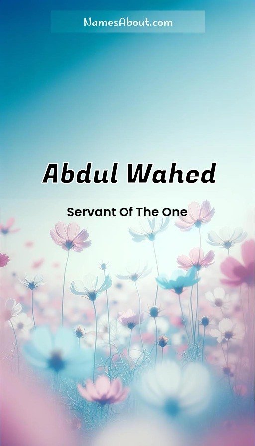 Meaning of Abdul wahed