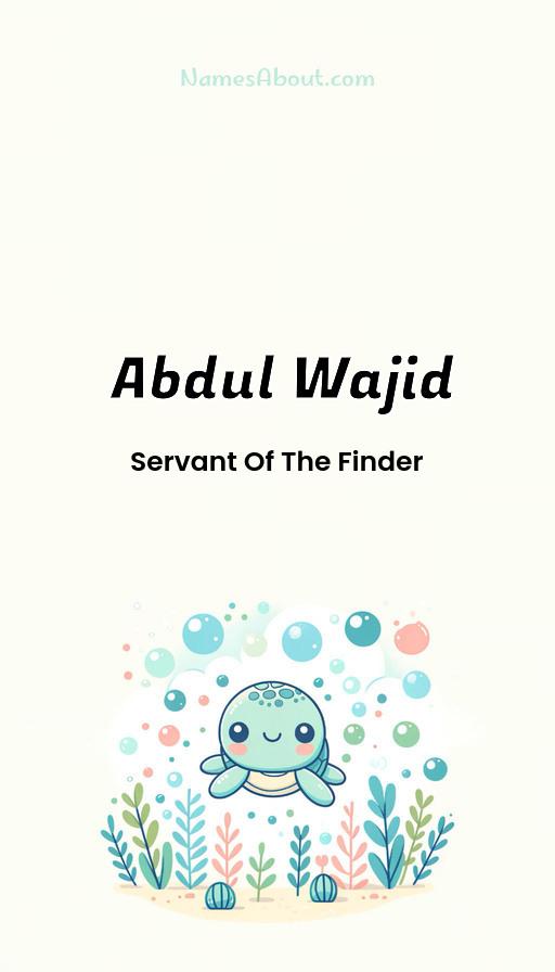 Illustration of Abdul Wajid