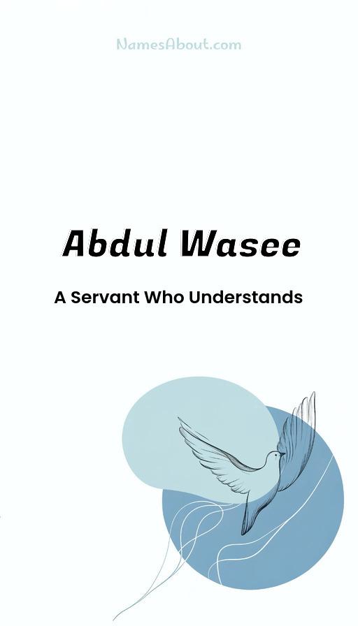 Abdul Wasee name and meaning