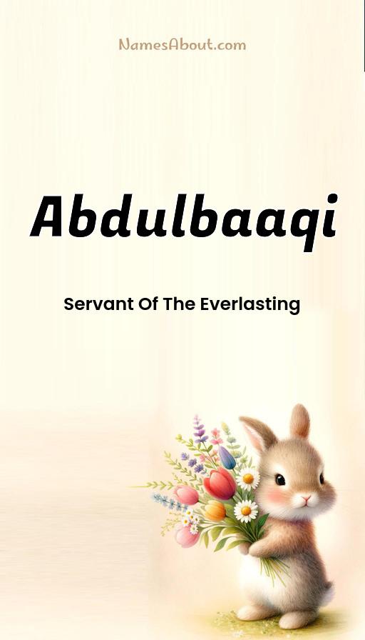 Abdulbaaqi name and meaning