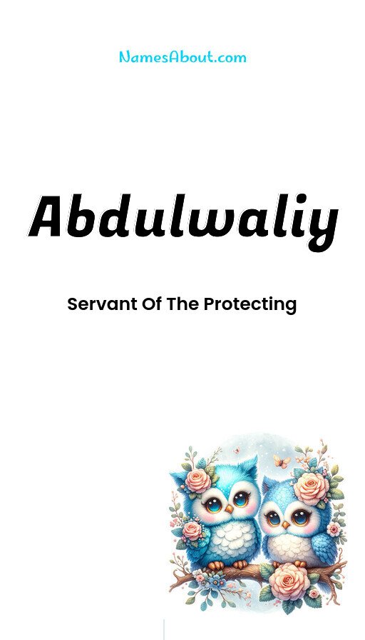 Meaning of Abdulwaliy