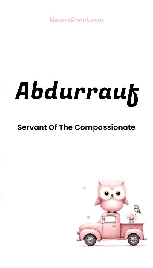 Meaning of Abdurrauf