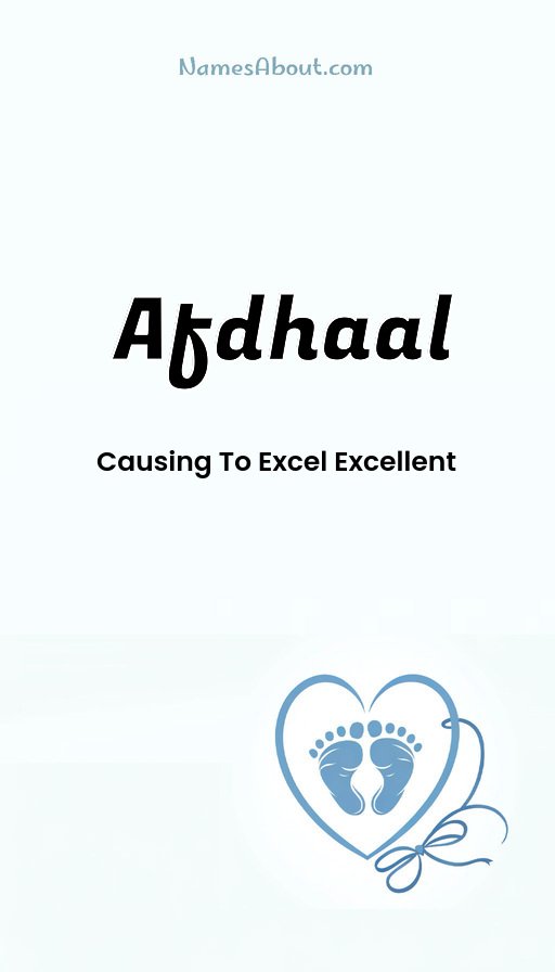 Meaning of Afdhaal