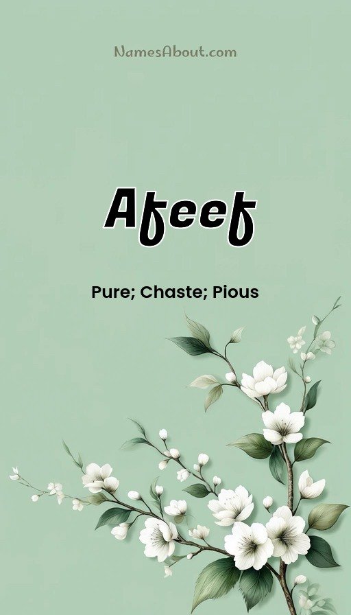 Meaning of Afeef