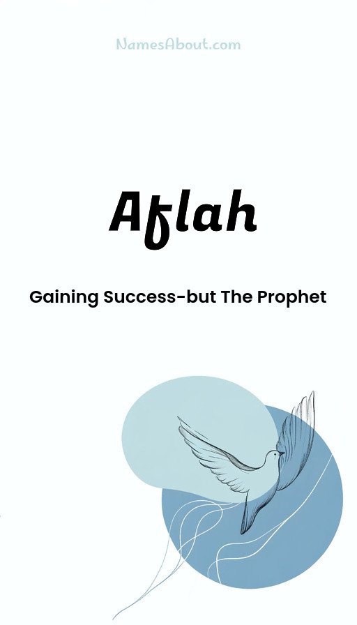 Meaning of Aflah